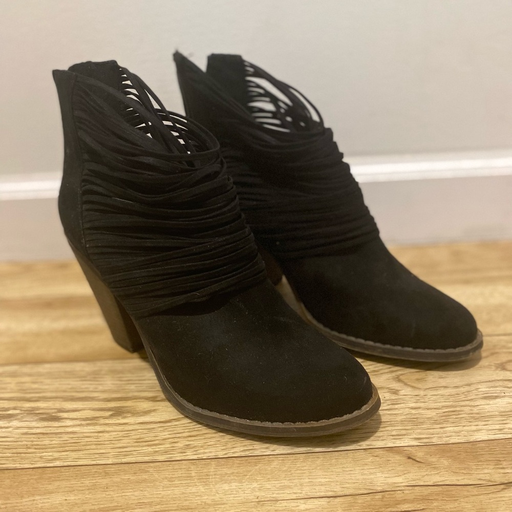 Fergalicious Black Women's Dress Ankle Boots
